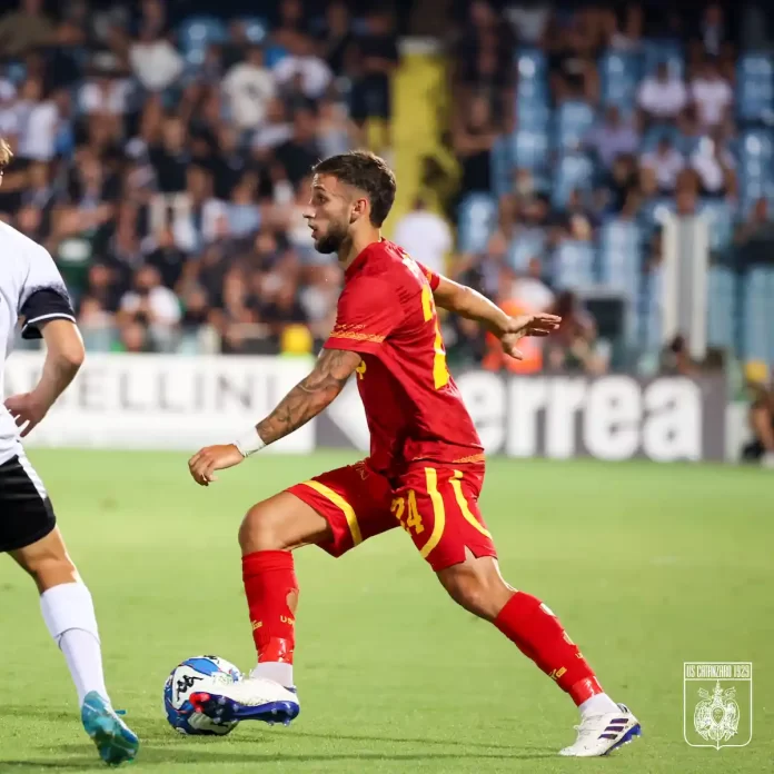 Riccardo Pagano durante Cesena-Catanzaro