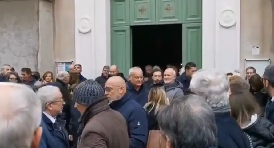 Claudio Ranieri presente al funerale di Giorgio Pellizzaro a Brescia